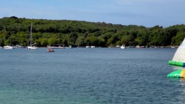 Hırvatistan 'ın Rovinj kentindeki Adriyatik Denizi