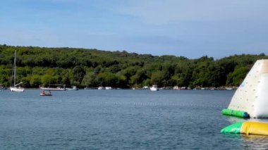 Hırvatistan 'ın Rovinj kentindeki Adriyatik Denizi