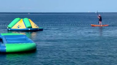 Hırvatistan 'ın Rovinj kentindeki Adriyatik Denizi