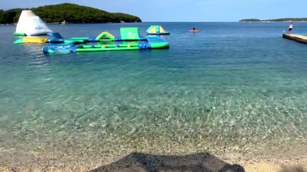 Mar Adriático Rovinj Croacia — Vídeos de Stock
