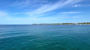 Hırvatistan 'ın Rovinj kentindeki Adriyatik Denizi