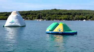 Hırvatistan 'ın Rovinj kentindeki Adriyatik Denizi