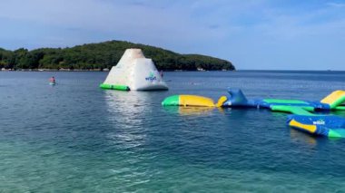 Hırvatistan 'ın Rovinj kentindeki Adriyatik Denizi