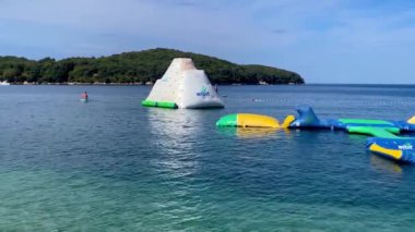Hırvatistan 'ın Rovinj kentindeki Adriyatik Denizi
