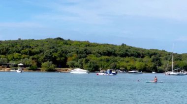 Hırvatistan 'ın Rovinj kentindeki Adriyatik Denizi