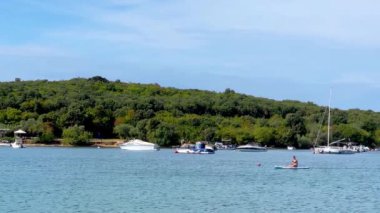 Hırvatistan 'ın Rovinj kentindeki Adriyatik Denizi