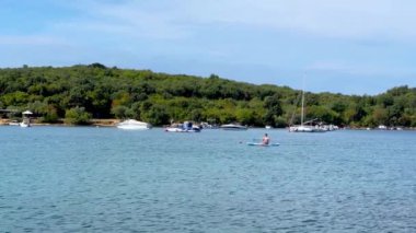 Hırvatistan 'ın Rovinj kentindeki Adriyatik Denizi