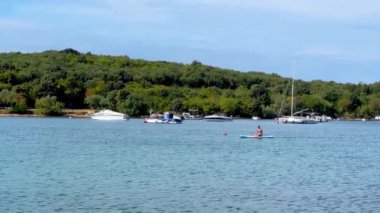 Hırvatistan 'ın Rovinj kentindeki Adriyatik Denizi