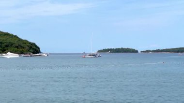 Hırvatistan 'ın Rovinj kentindeki Adriyatik Denizi