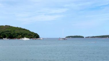 Hırvatistan 'ın Rovinj kentindeki Adriyatik Denizi