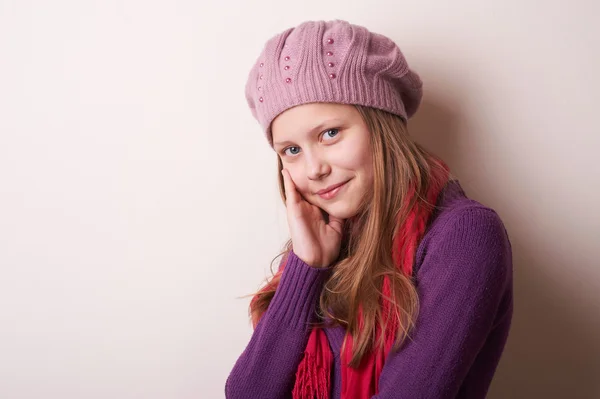 Lovely cute teen girl — Stock Photo, Image