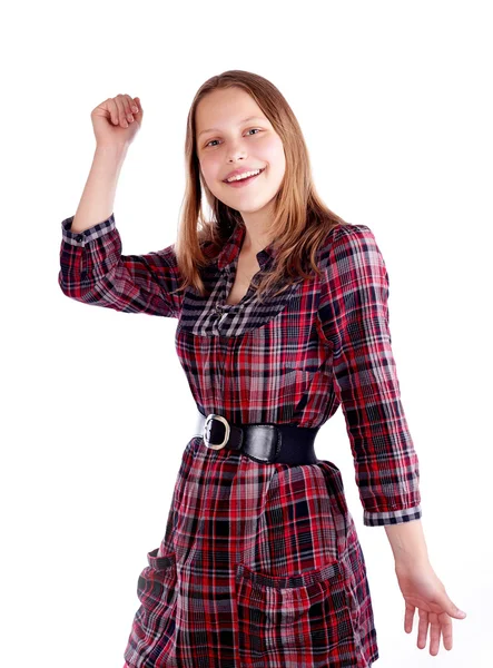 Happy teen girl posing — Stock Photo, Image