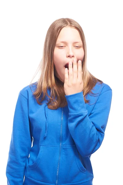 Happy teen girl making funny faces — Stock Photo, Image