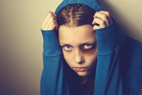 Miedo adolescente chica — Foto de Stock