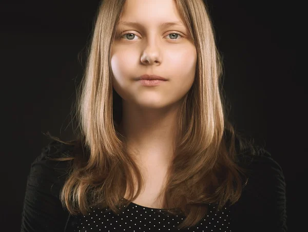 Triste ragazza adolescente — Foto Stock