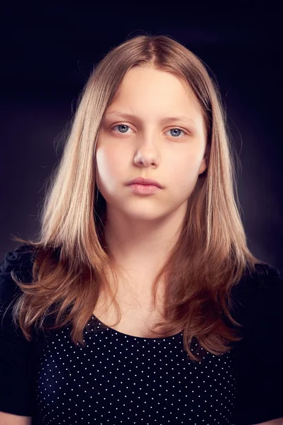 Sad teen girl — Stock Photo, Image