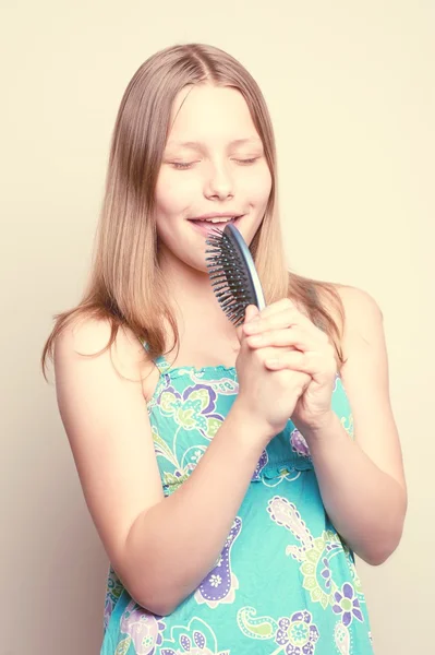 Happy teen girl — Stock Photo, Image