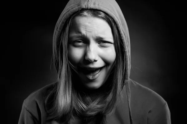 Chica adolescente gritando —  Fotos de Stock