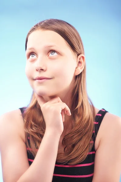 Süßes Teenager-Mädchen — Stockfoto