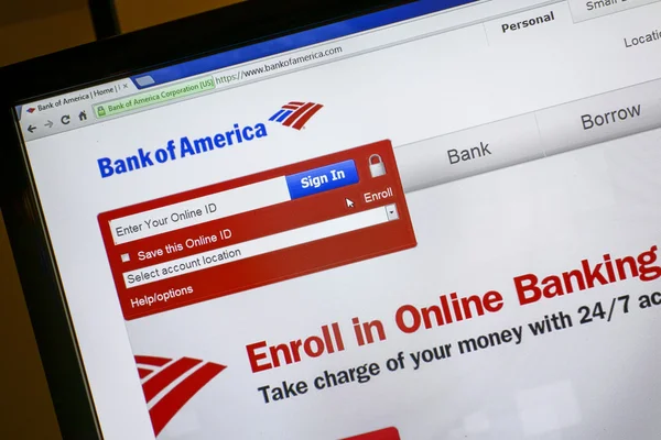 Bank of America — Stock Photo, Image