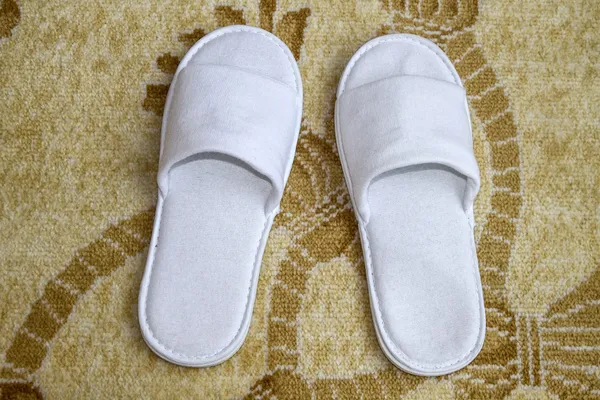 White slippers — Stock Photo, Image