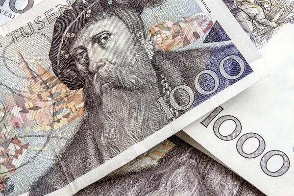 Swedish currency -1000 Kronor — Stock Photo, Image