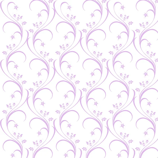 Patrón floral sin costuras — Vector de stock