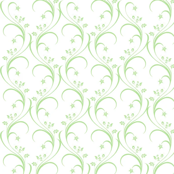 Patrón floral sin costuras — Vector de stock