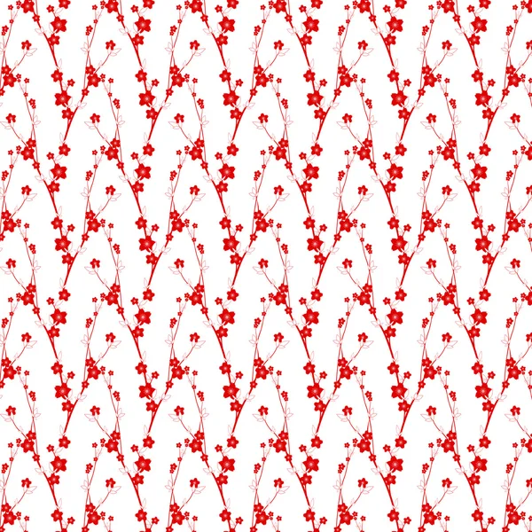 Seamless Floral Pattern — Stock Vector