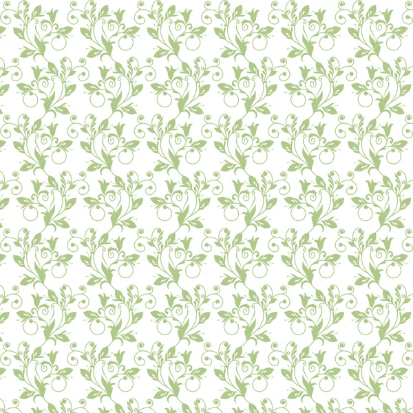 Patrón floral sin costuras — Vector de stock