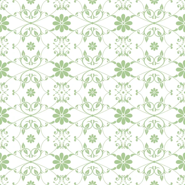 Patrón floral sin costuras — Vector de stock