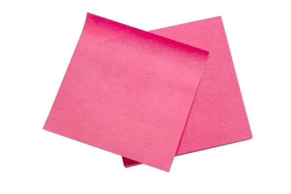 Papel memo vermelho — Fotografia de Stock