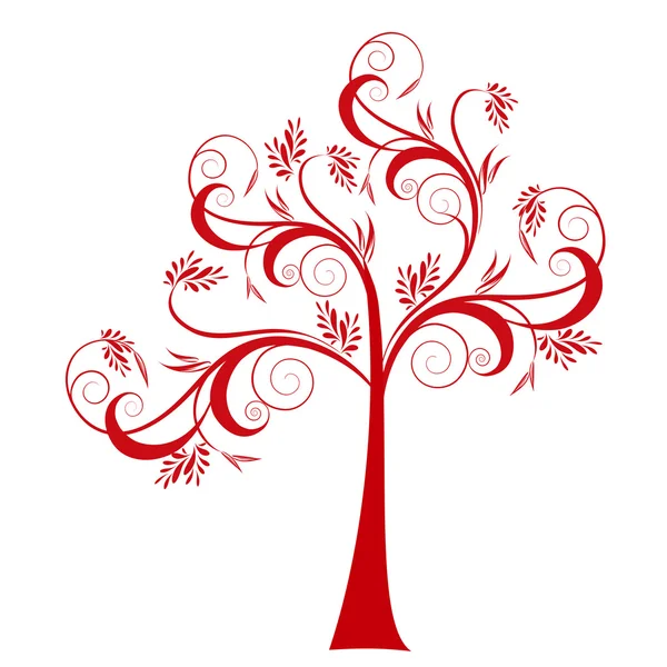 Árbol de arte — Vector de stock