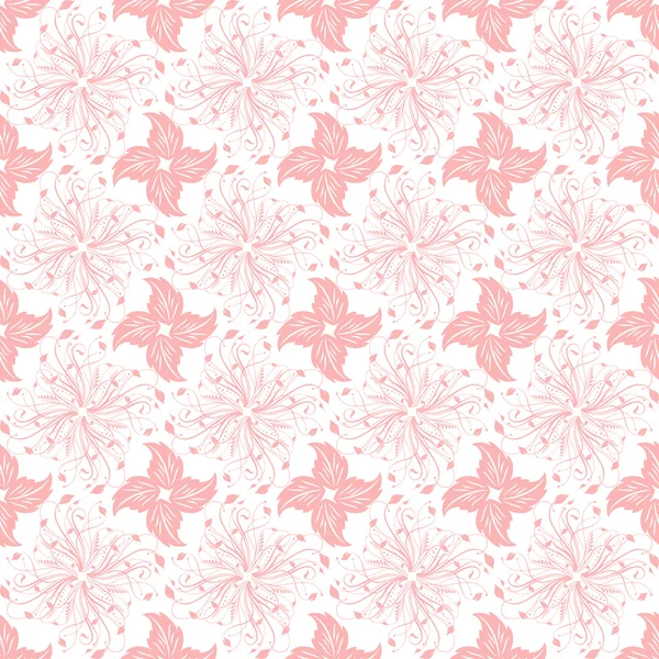 Patrón floral sin costuras — Vector de stock