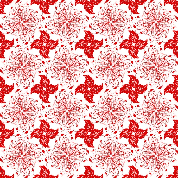 Modèle floral sans couture — Image vectorielle