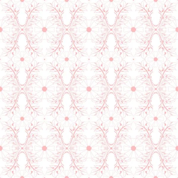 Patrón floral sin costuras — Vector de stock