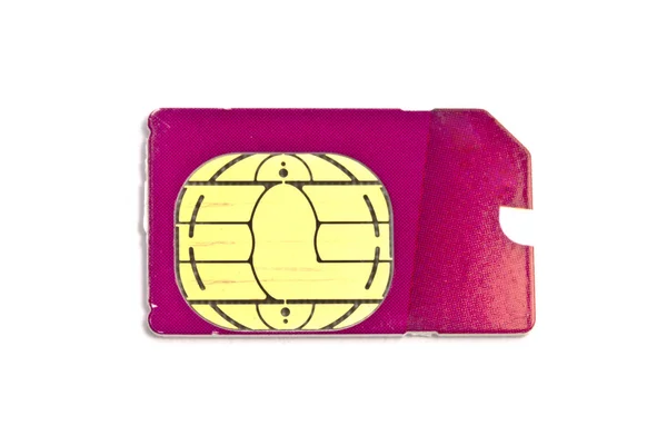 Sim card for mobile phone — Stock Photo, Image
