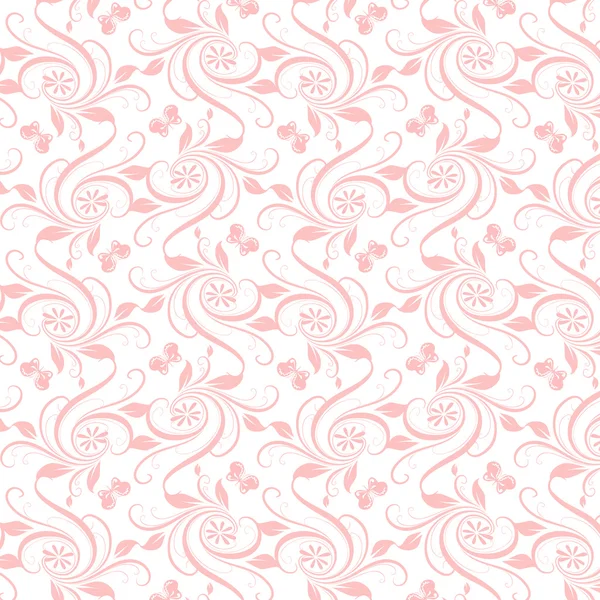 Seamless floral pattern — Stock Vector