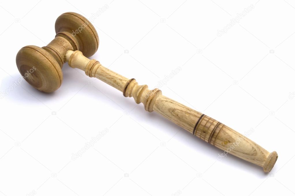 Wooden gavel