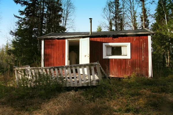 Vecchia casa in legno — Foto Stock