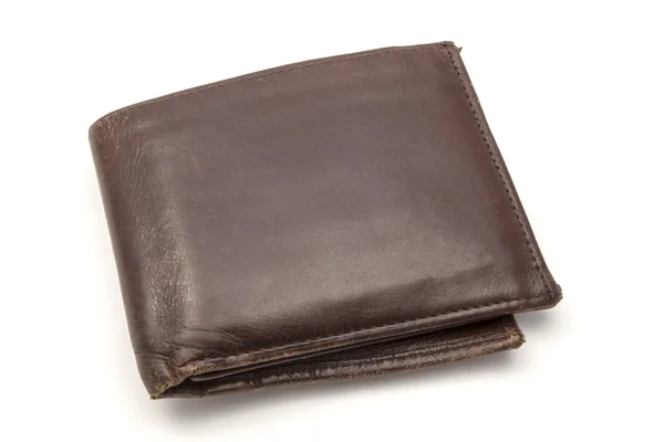 Old Brown wallet — Stock Photo, Image