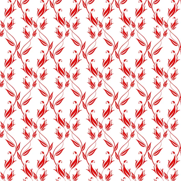 Seamless floral pattern — Stock Vector