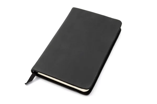 Caderno preto — Fotografia de Stock