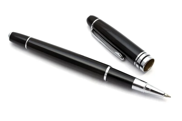 Czarny długopis — Zdjęcie stockowe