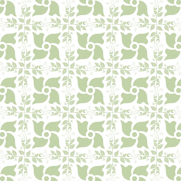 Patrón floral sin costuras — Vector de stock