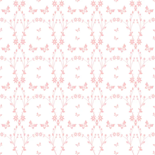 Seamless floral pattern — Stock Vector