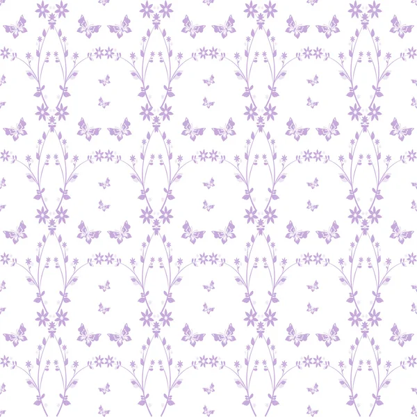 Modèle floral sans couture — Image vectorielle