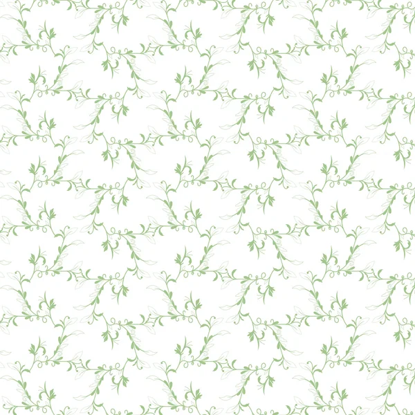 Patrón floral sin costuras — Vector de stock