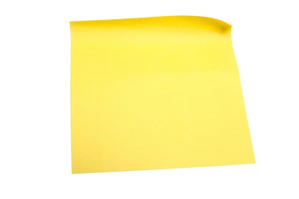Carta per appunti gialla — Foto Stock