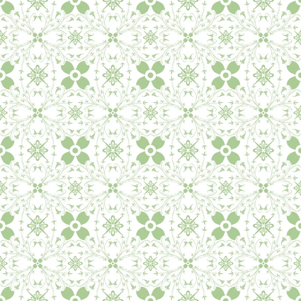 Patrón floral sin costuras — Vector de stock